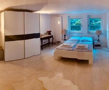 Souterrain Zimmer Mit Separatem Eingang Und Bad Düsseldorf Exteriör bild