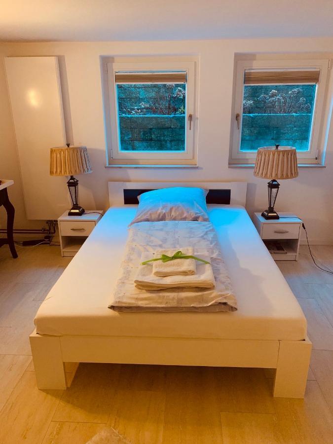 Souterrain Zimmer Mit Separatem Eingang Und Bad Düsseldorf Exteriör bild